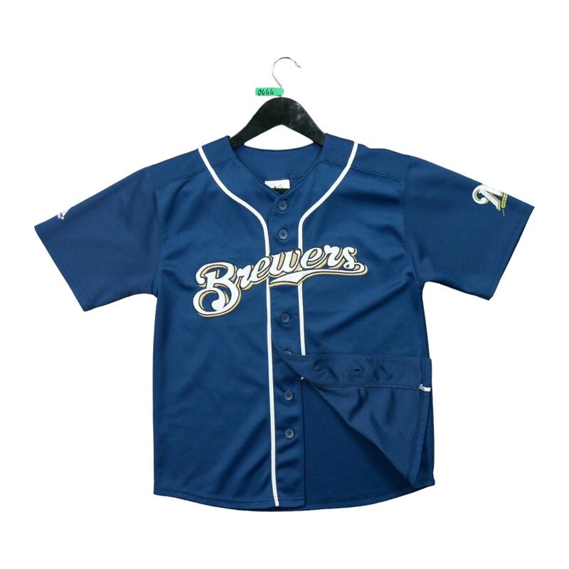 Segunda Vida - Jersey de los Milwaukee Brewers de la MLB de Majestic - Muy Bueno