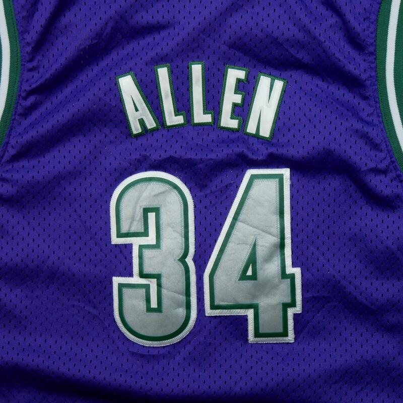 Jersey NBA de Nike de Ray Allen de los Milwaukee Bucks