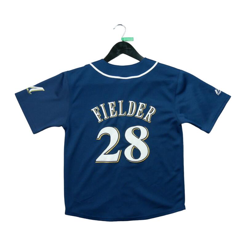 Segunda Vida - Jersey de los Milwaukee Brewers de la MLB de Majestic - Muy Bueno