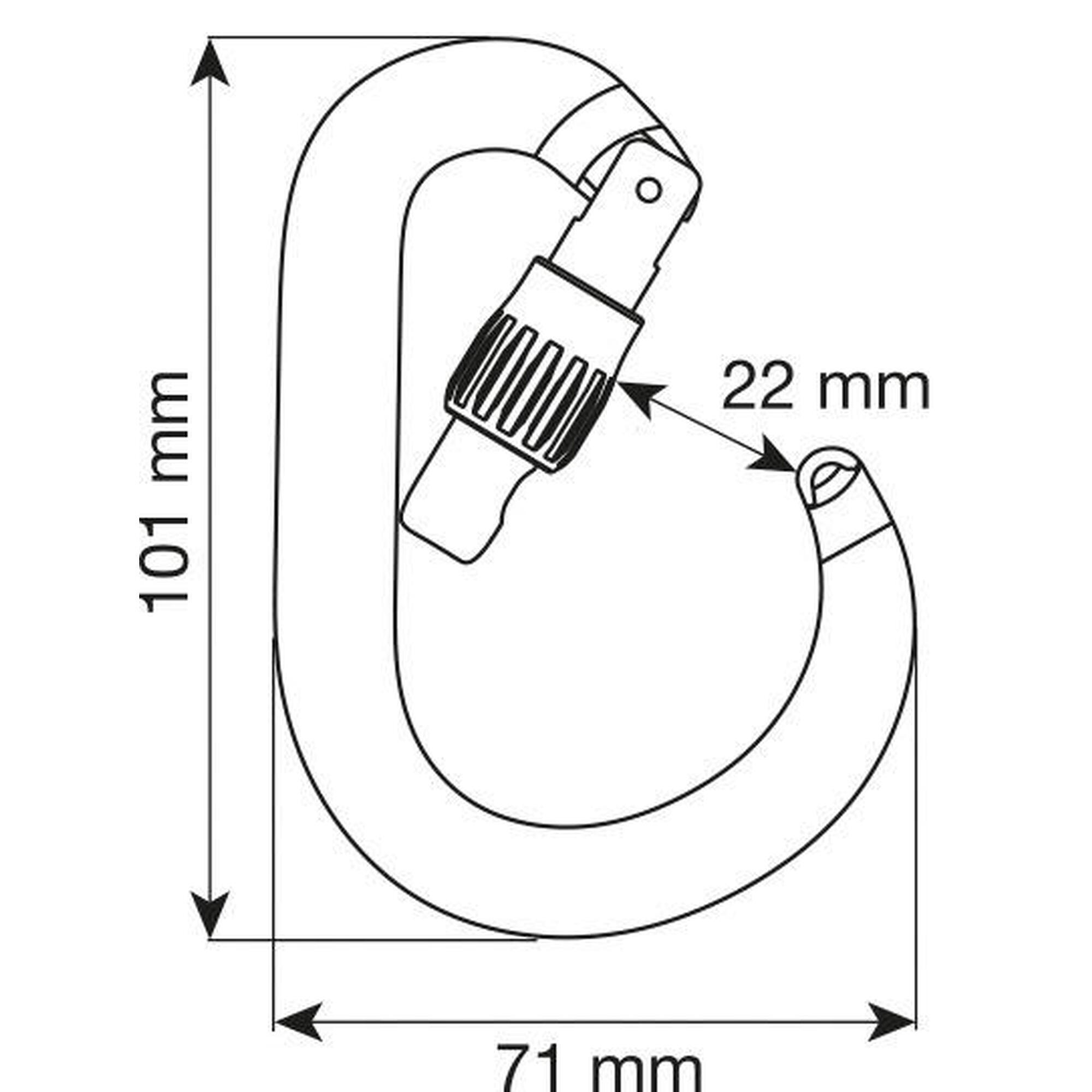 Zestaw karabinków Camp HMS Nimbus LOCK 3-pack