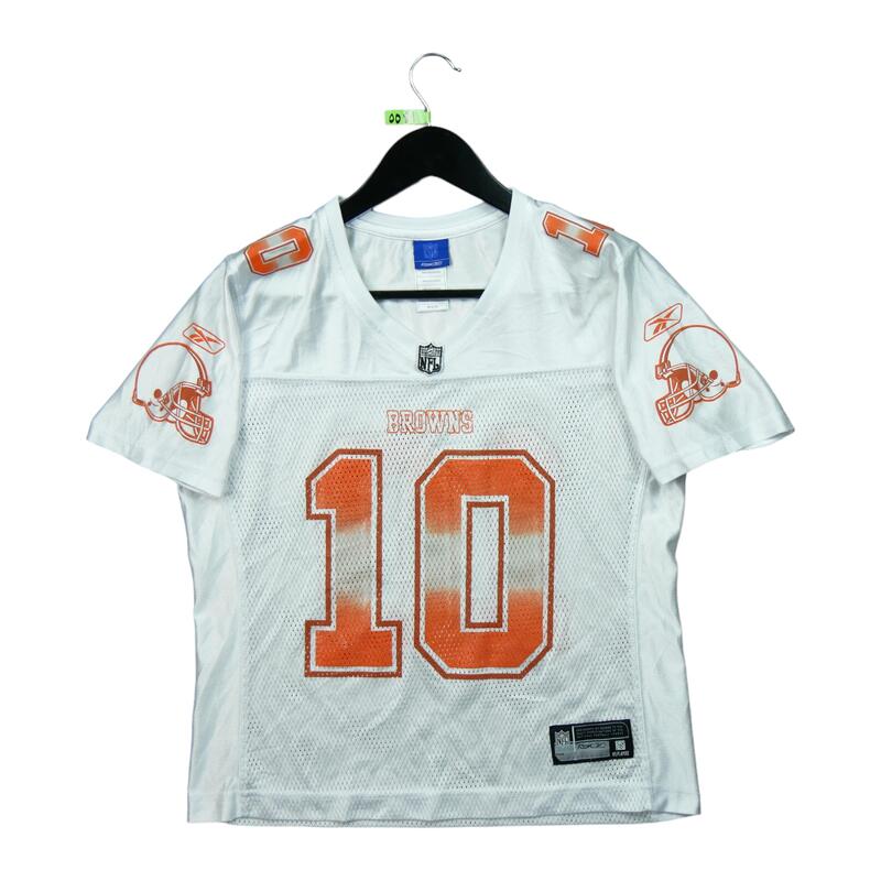 Segunda Vida - Camiseta de la NFL de los Cleveland Browns de Reebok - Muy Bueno