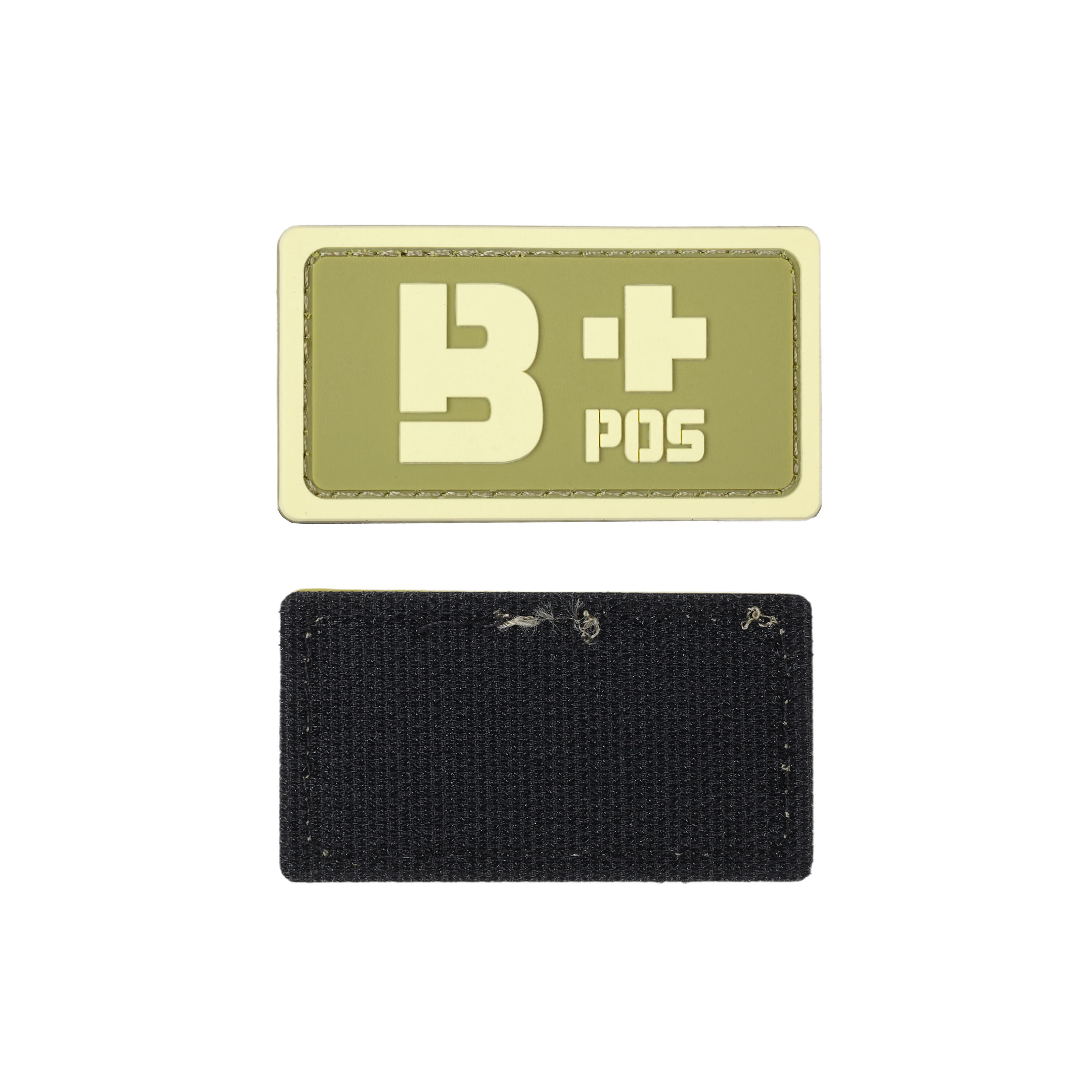 Elitex Training Gruppo sanguigno B+ Pvc Velcro Patch per zaini 2/4