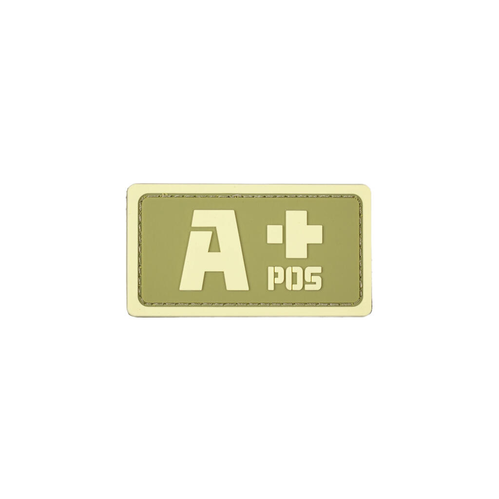 Blood Type Patch Elitex Training A+ PVC Velcro