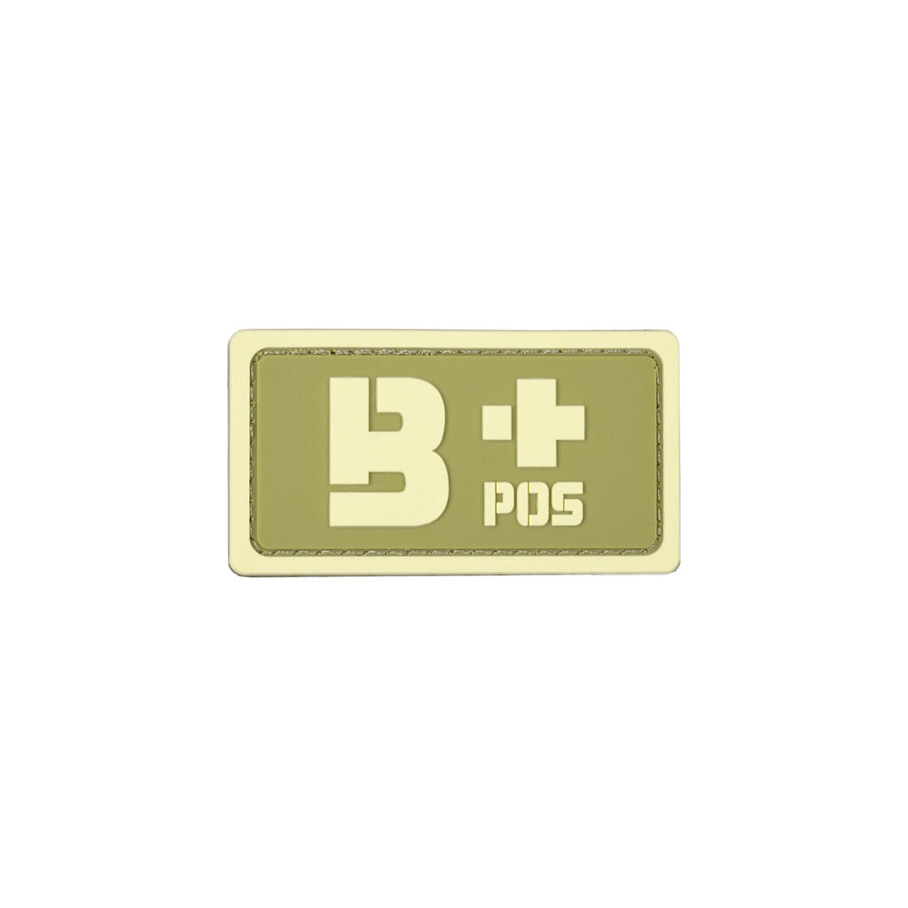 Blood Type Patch Elitex Training B+ PVC Velcro