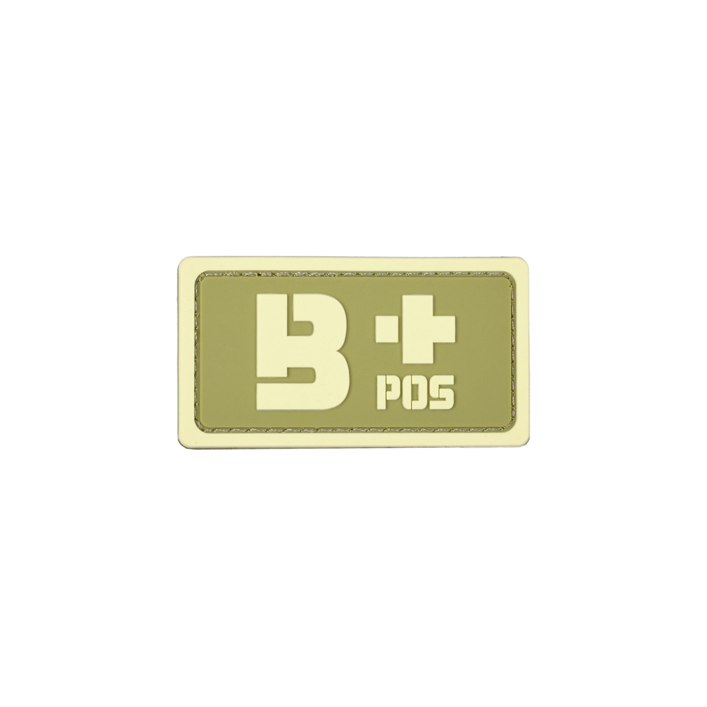 ELITEX TRAINING Elitex Training Blutgruppe B+ Pvc Velcro Patch für Rucksäcke