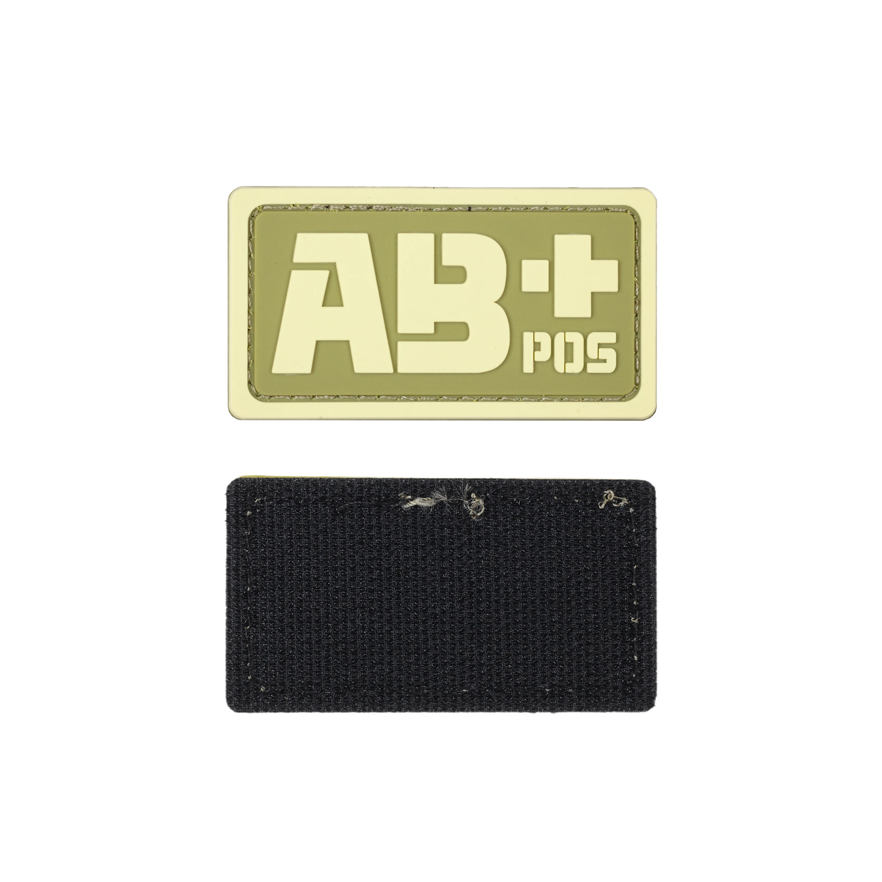 Elitex Training Blutgruppe AB+ Pvc Velcro Patch für Rucksäcke 2/4