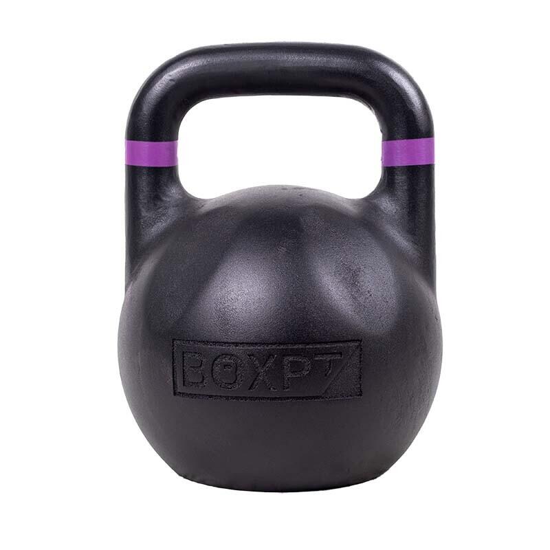 Boxpt Equipment - Kettlebell Compétition Powder Coated - Kettlebell - Noir|violet - 20 Kg - Decathlon