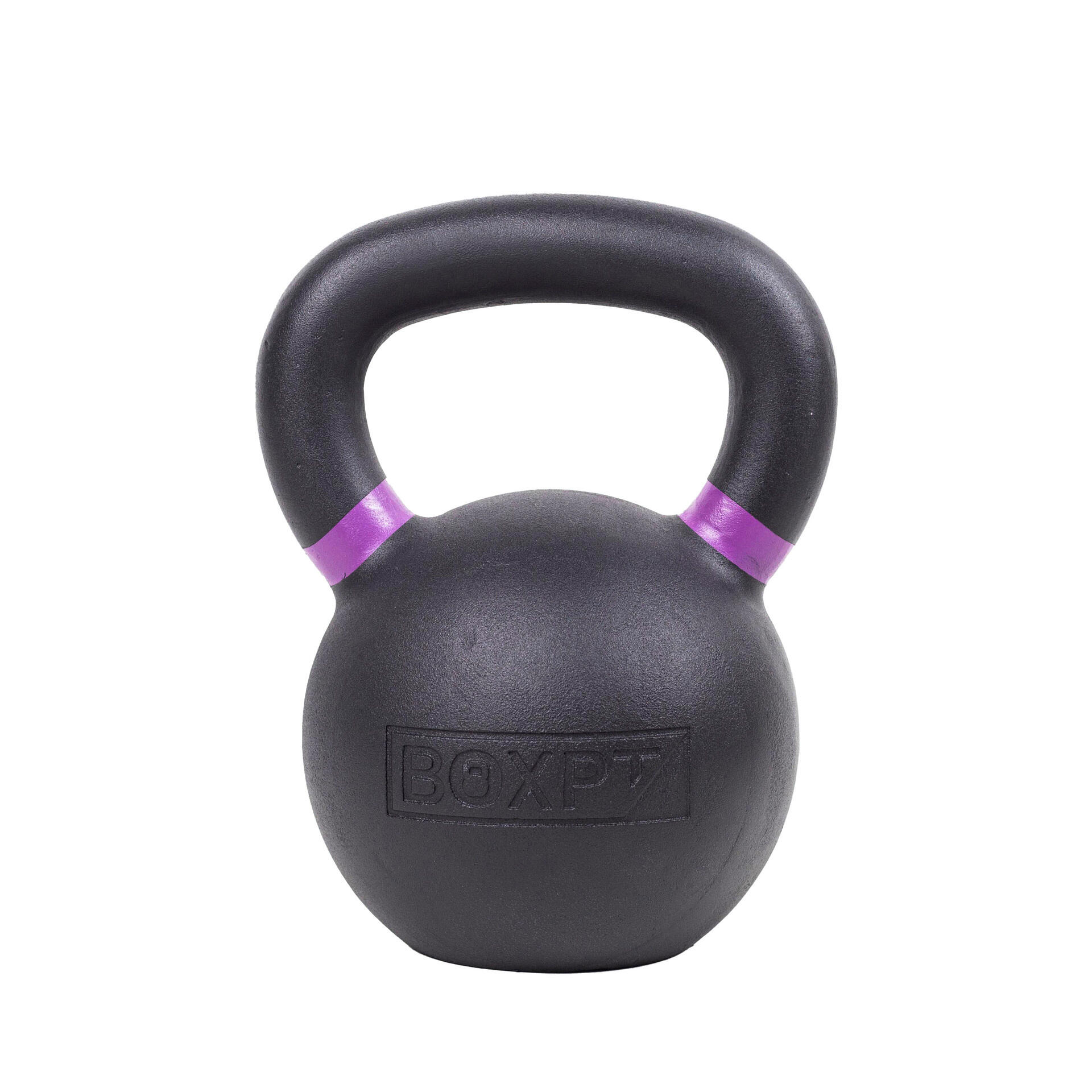 Boxpt Equipment - Kettlebell Iron Powder Coated - Kettlebell - Noir|violet - 20 Kg - Decathlon