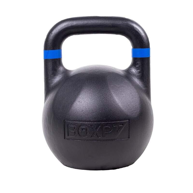 Boxpt Equipment - Kettlebell Compétition Powder Coated - Kettlebell - Bleu|noir - 12 Kg - Decathlon