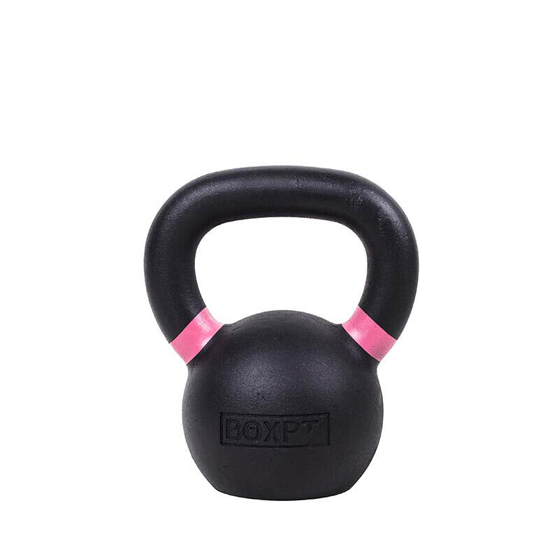 Boxpt Equipment - Kettlebell Iron Powder Coated - Kettlebell - Noir|rose - 8 Kg - Decathlon