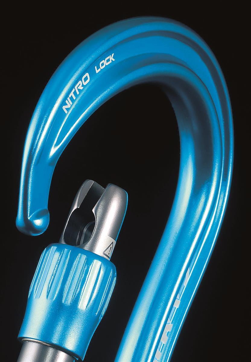 HMS Nitro Lock karabinek kolor niebieski 5/6