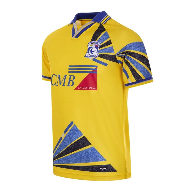 Cardiff City 1997 - 1998 Retro Voetbal Shirt