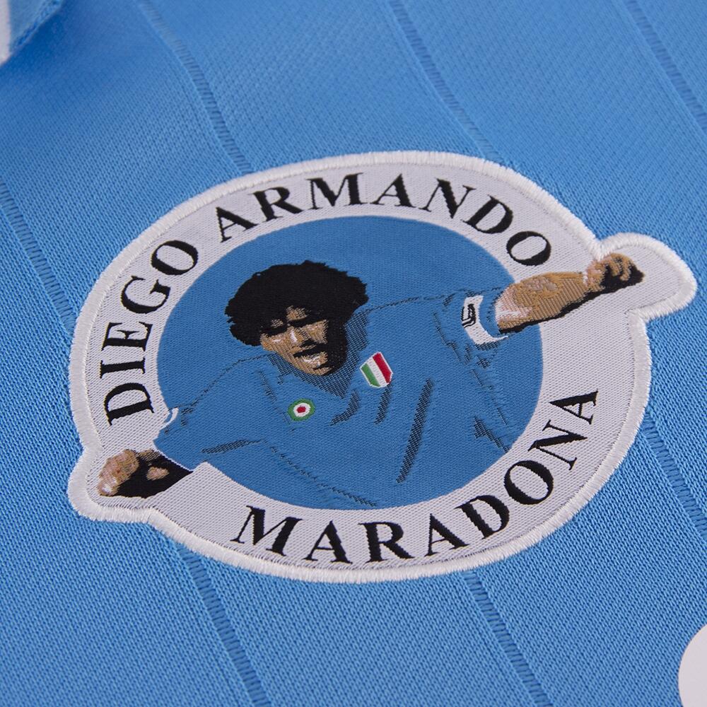 Maillot de football rétro - Homme - Maradona Napoli 1986/87 - Bleu 3/7