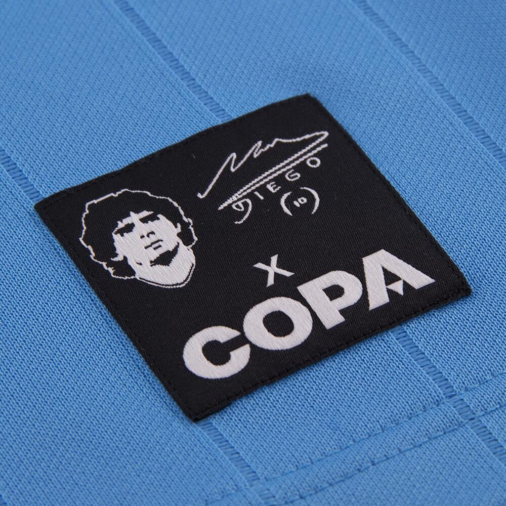 Maillot de football rétro - Homme - Maradona Napoli 1986/87 - Bleu 5/7