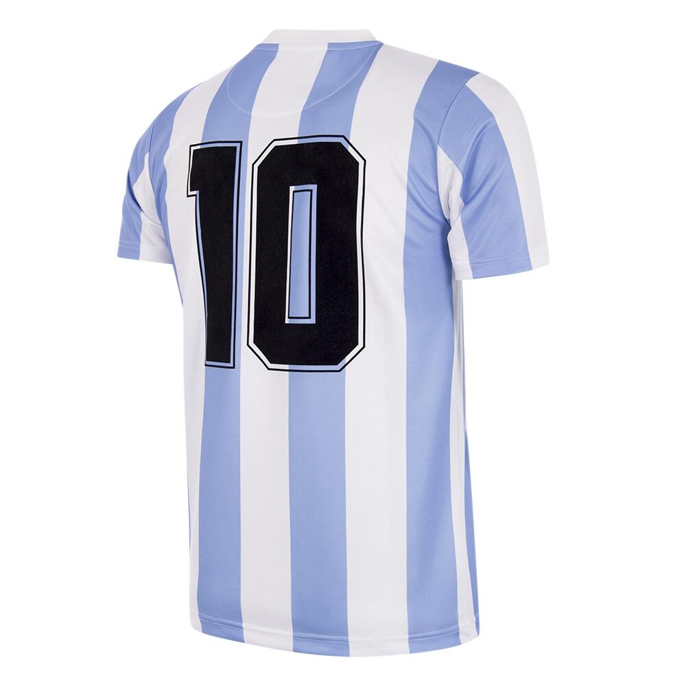Camisola de Futebol Retro - Adulto - Maradona x COPA Argentina 1986 - Branco 3/7