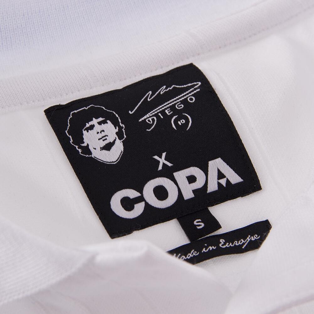 Camiseta de Fútbol - Hombre - Maradona x COPA Napoli 1986 - 87 - Blanco 6/7