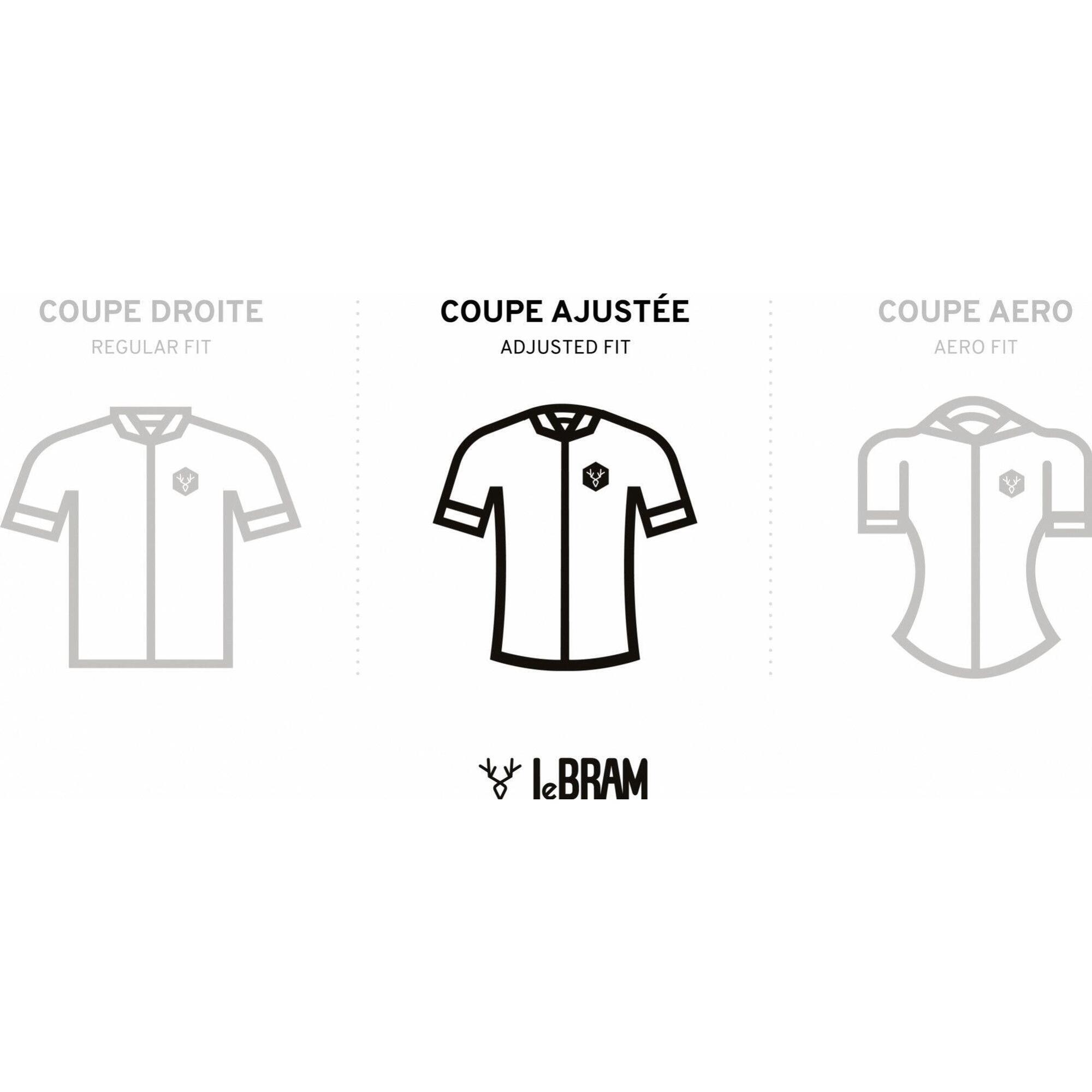 Maillot Manches Longues LeBram Ventoux Blanc Vert LEBRAM Decathlon