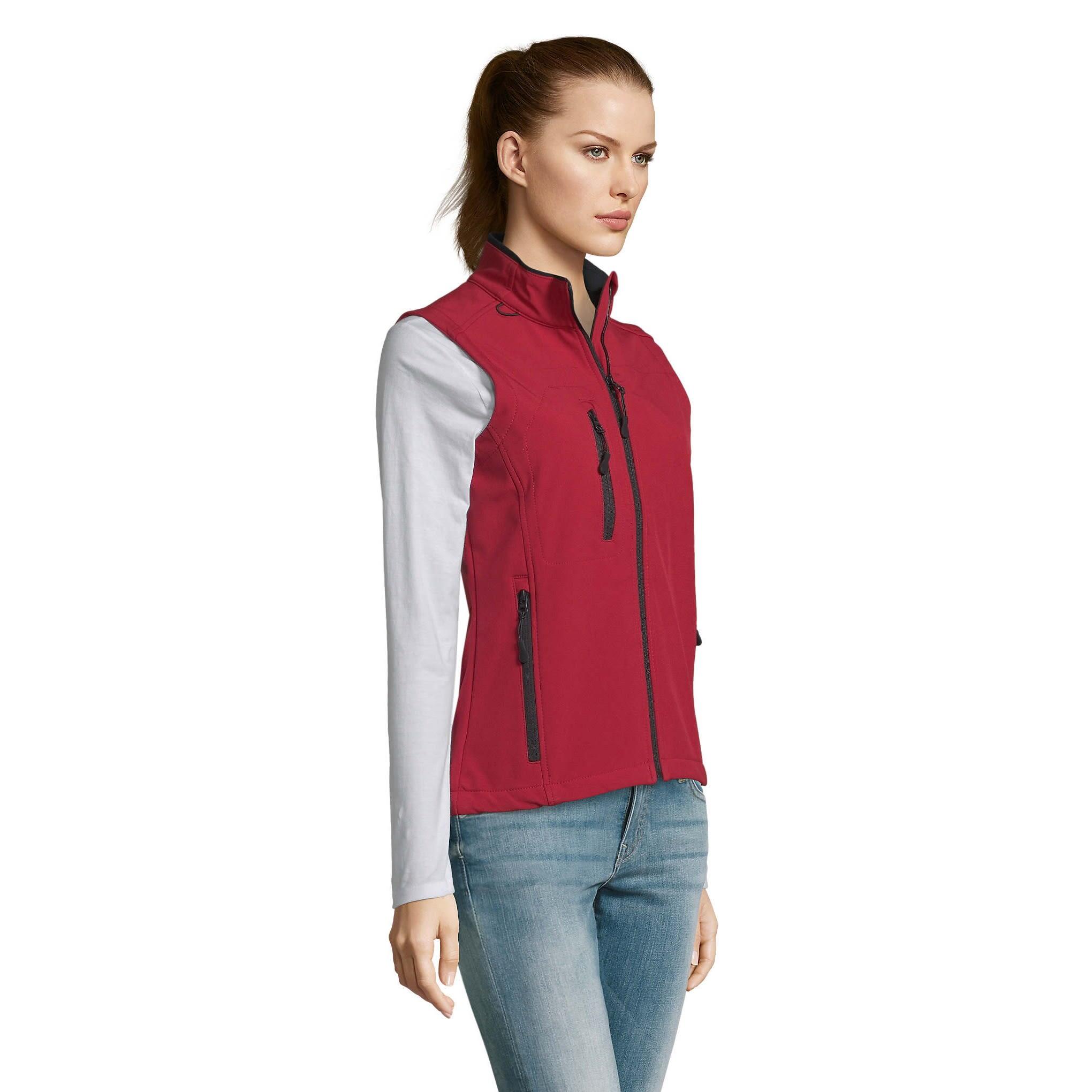 Rallye SoftshellBodywarmer SoftshellWeste Damen Rot 4/5