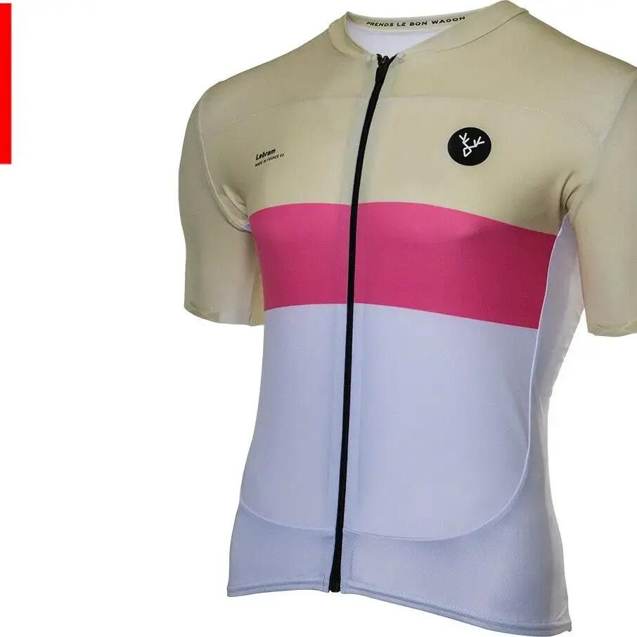 LeBram Pas de Peyrol Short Sleeves Jersey Beige Pink