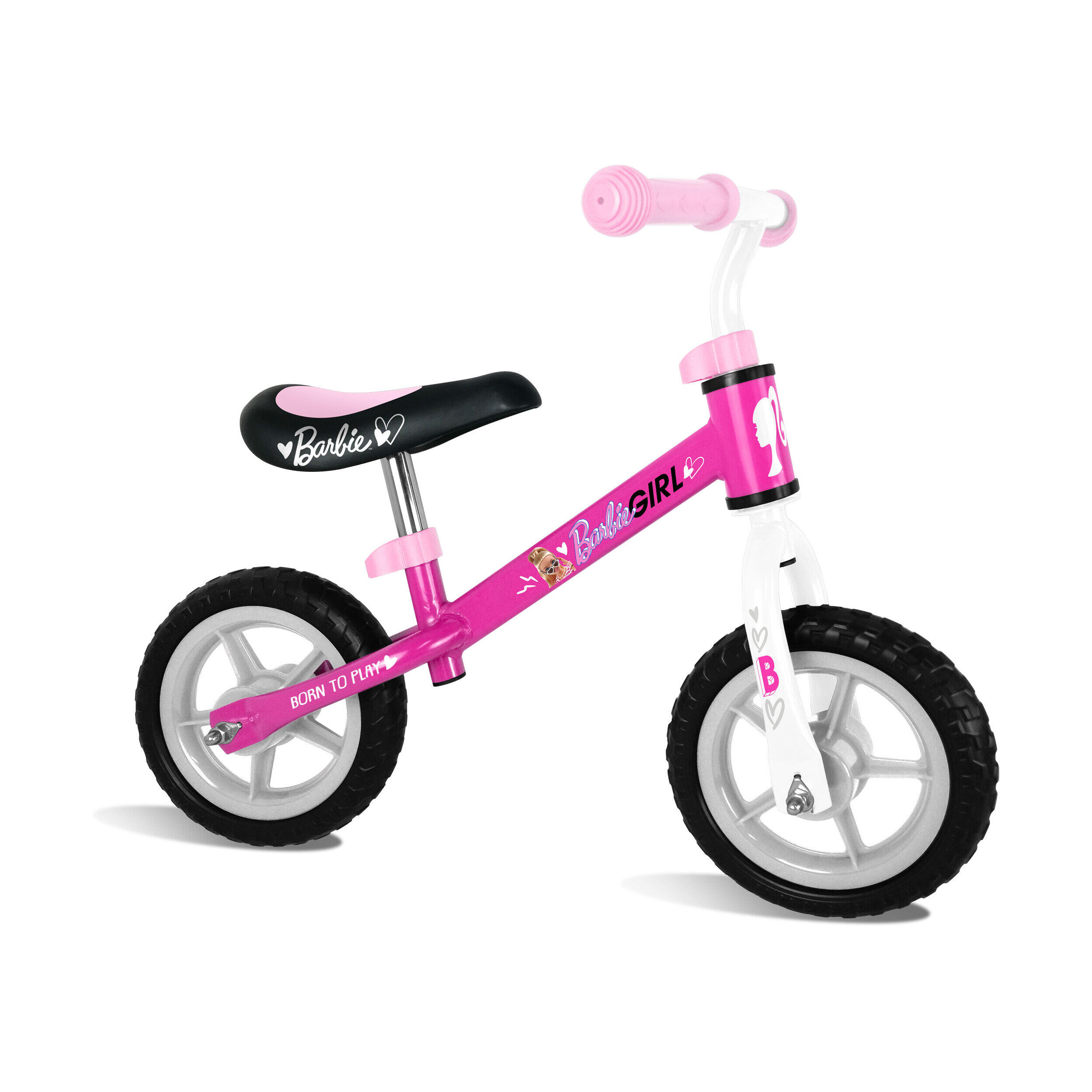 Bicicleta equilibrio 10 polegadas barbie 2-4 anos