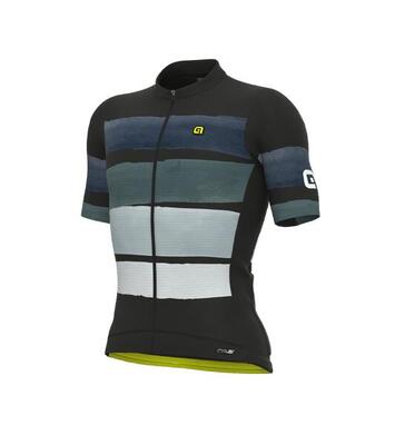 Alé track short sleeve jersey grijs/zwart
