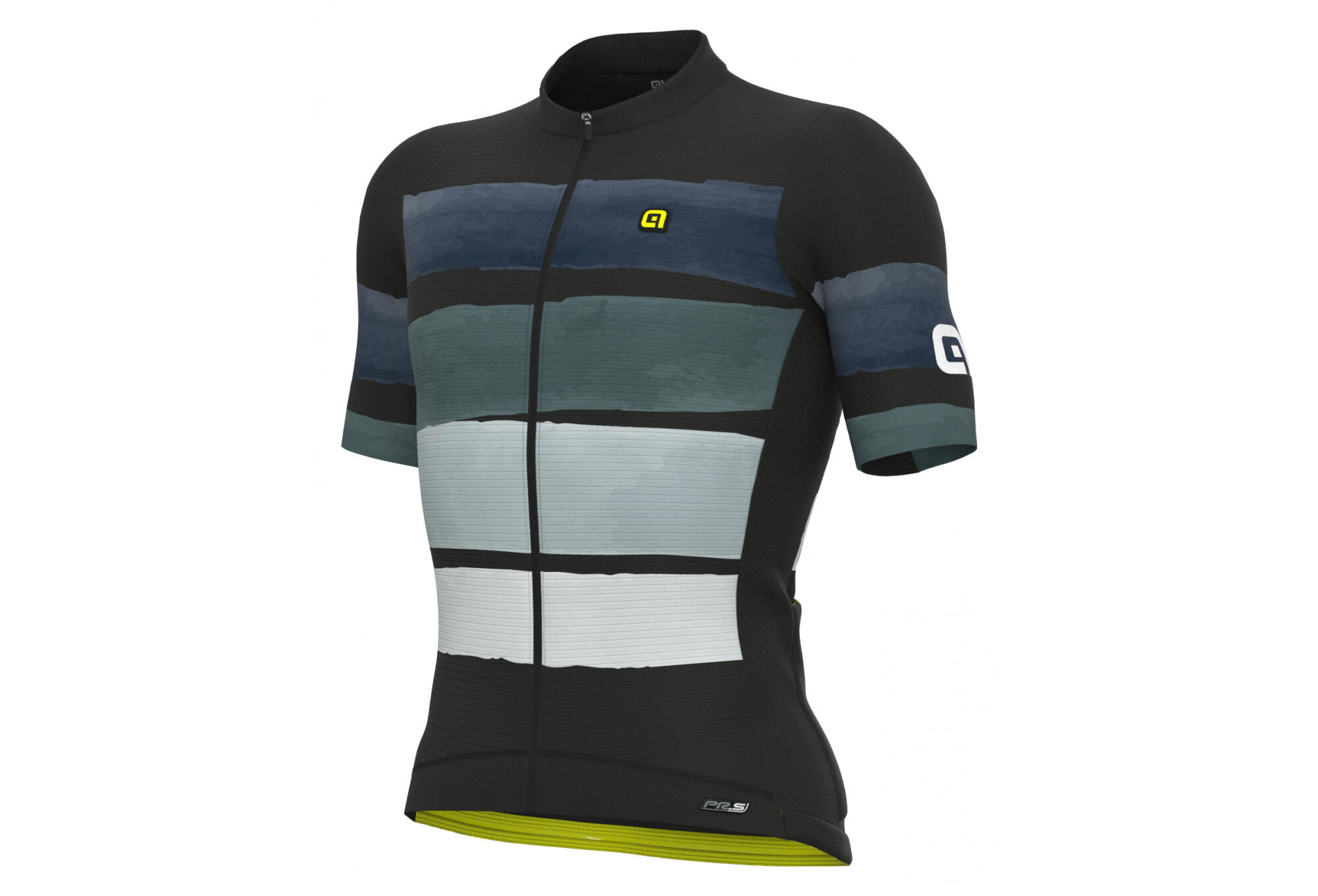 Maillot Manches Courtes Alé Track Gris/Noir 3/5