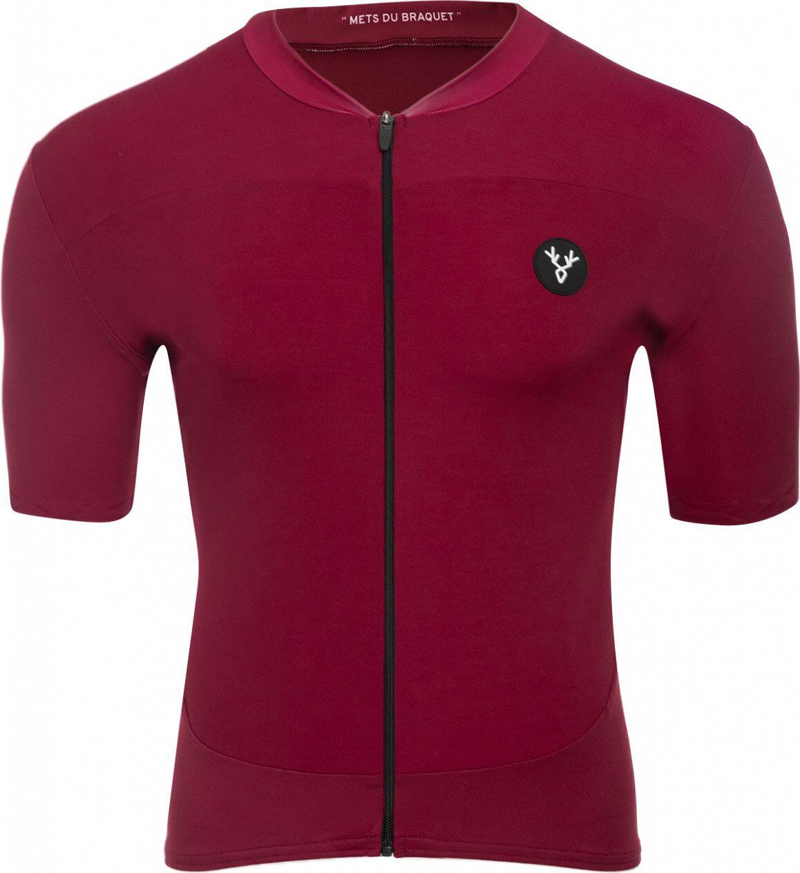Maillot Manches Courtes LeBram Allos Bordeaux Coupe Ajustée 2/6
