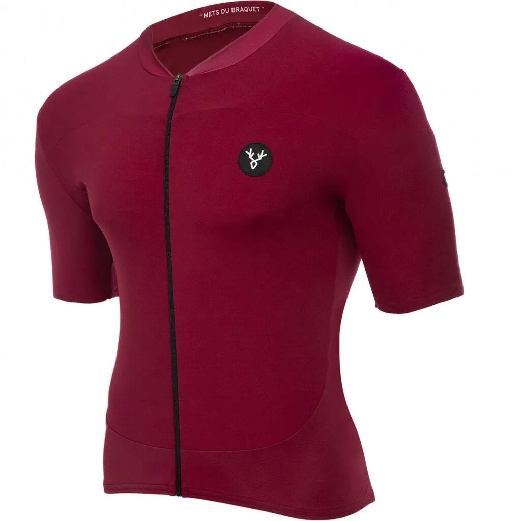 LeBram Allos Short Sleeve Jersey Bordeaux Adjusted Fit