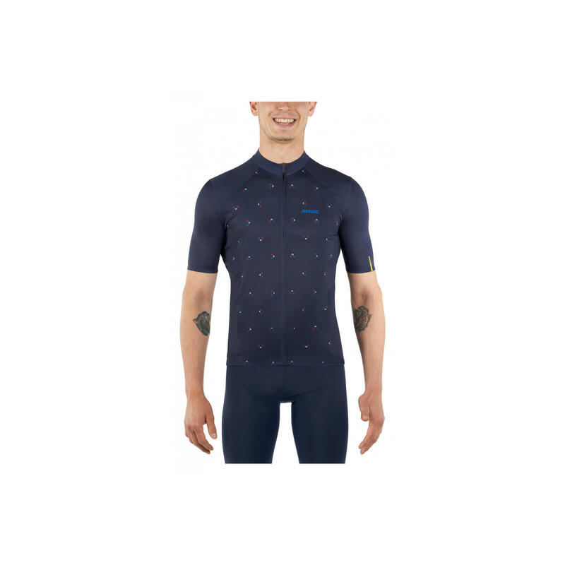 Mavic Cosmic Short Sleeve Jersey Blauw