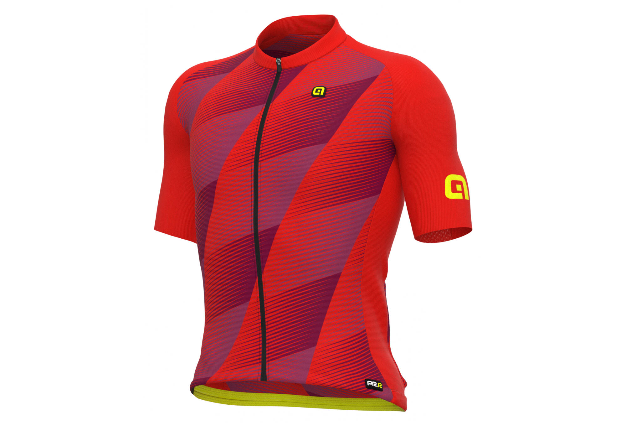 Maillot Manches Courtes Alé Square Rouge 1/5