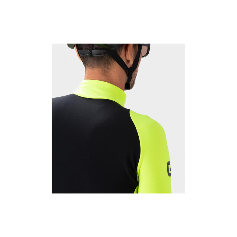 Alé K-Idro Long Sleeve Jersey Black/Fluorescent Yellow