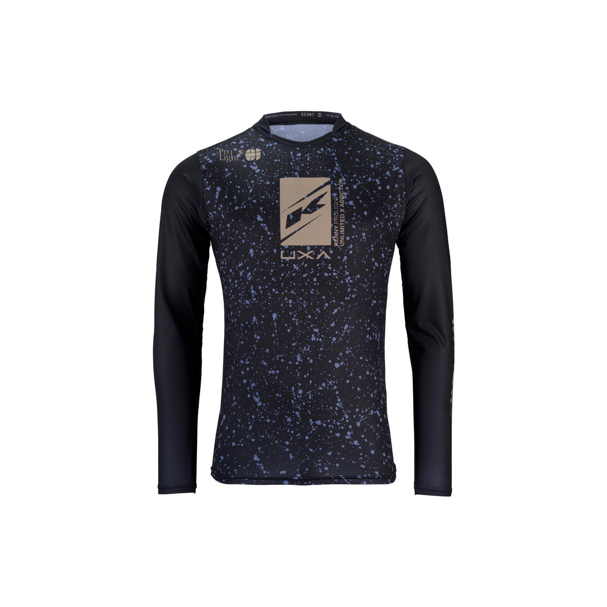 Kenny - Maillot Manches Longues Kenny Prolight Noir/kaki - Maillot Manches Longues - Noir|vert - 38 S - Decathlon