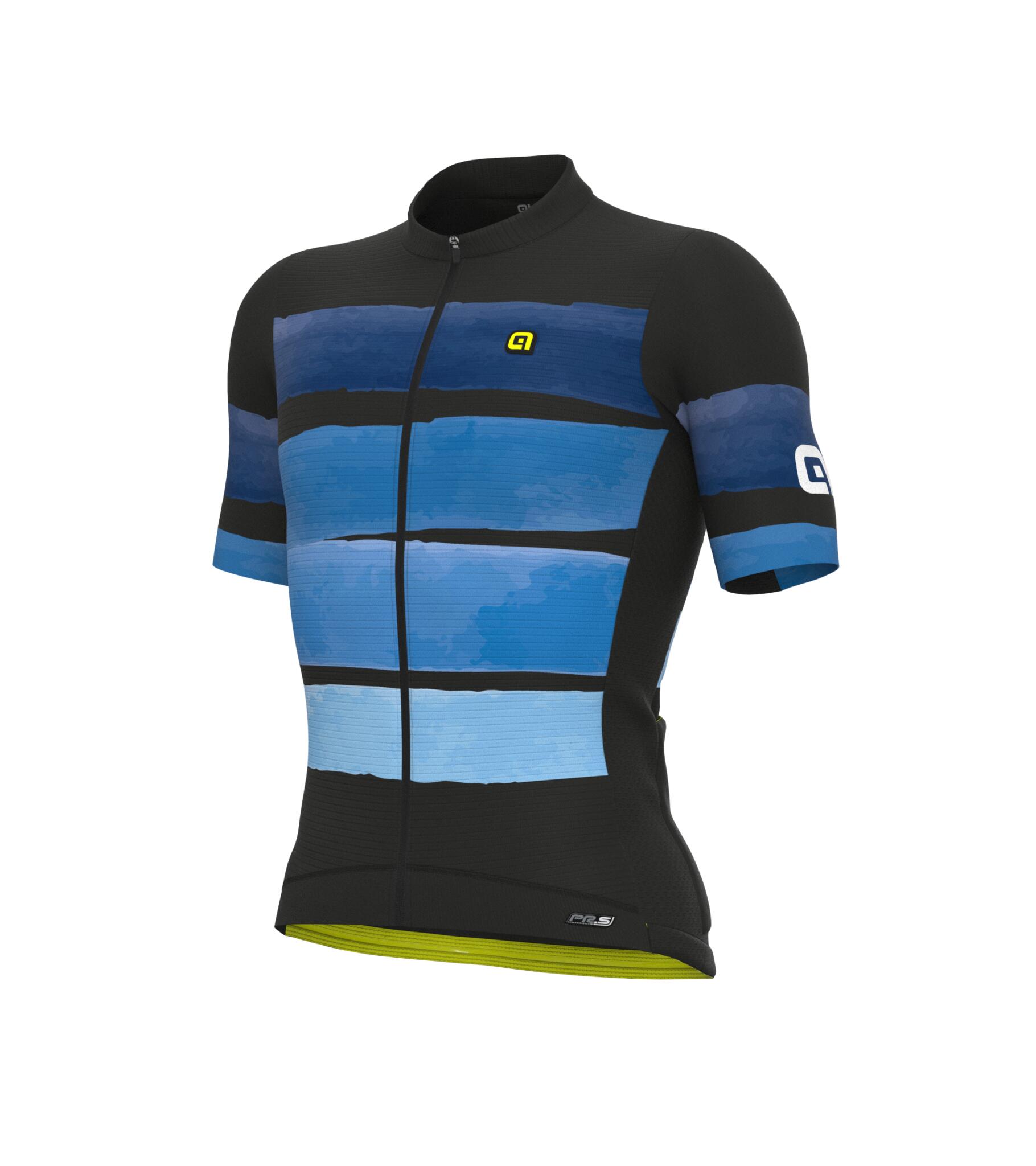 Maillot Cyclisme Biemme Alexia Aluminium - Taille M - Bleu Et Blanc - Fabriqué En Italie