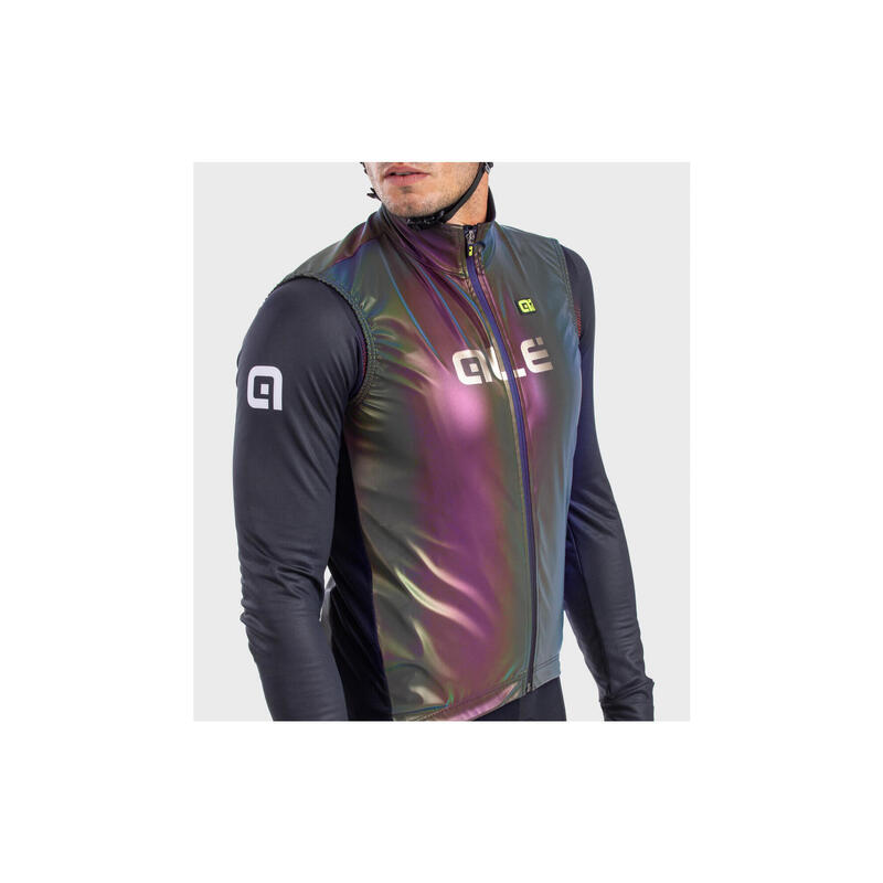 Alé Guscio Iridescent Reflecterende Mouwloos Vest