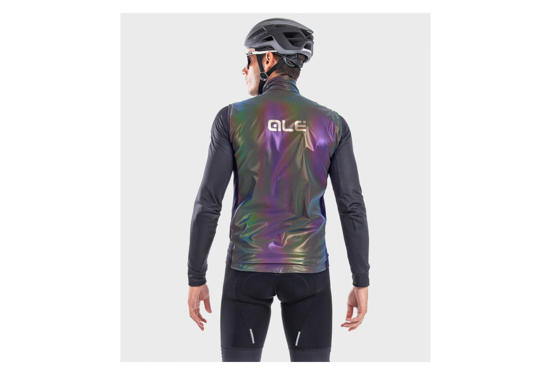Gilet Sans Manche Alé Guscio Iridescent Reflective 3/6