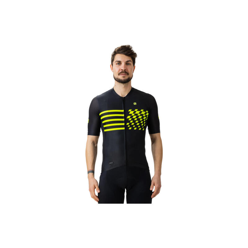 Alé Play Short Sleeve Jersey Black