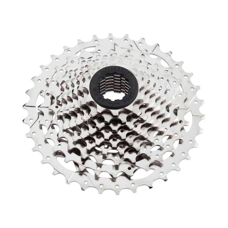 R9 Road Cassette 9sp 11-34T Nickel - chrome