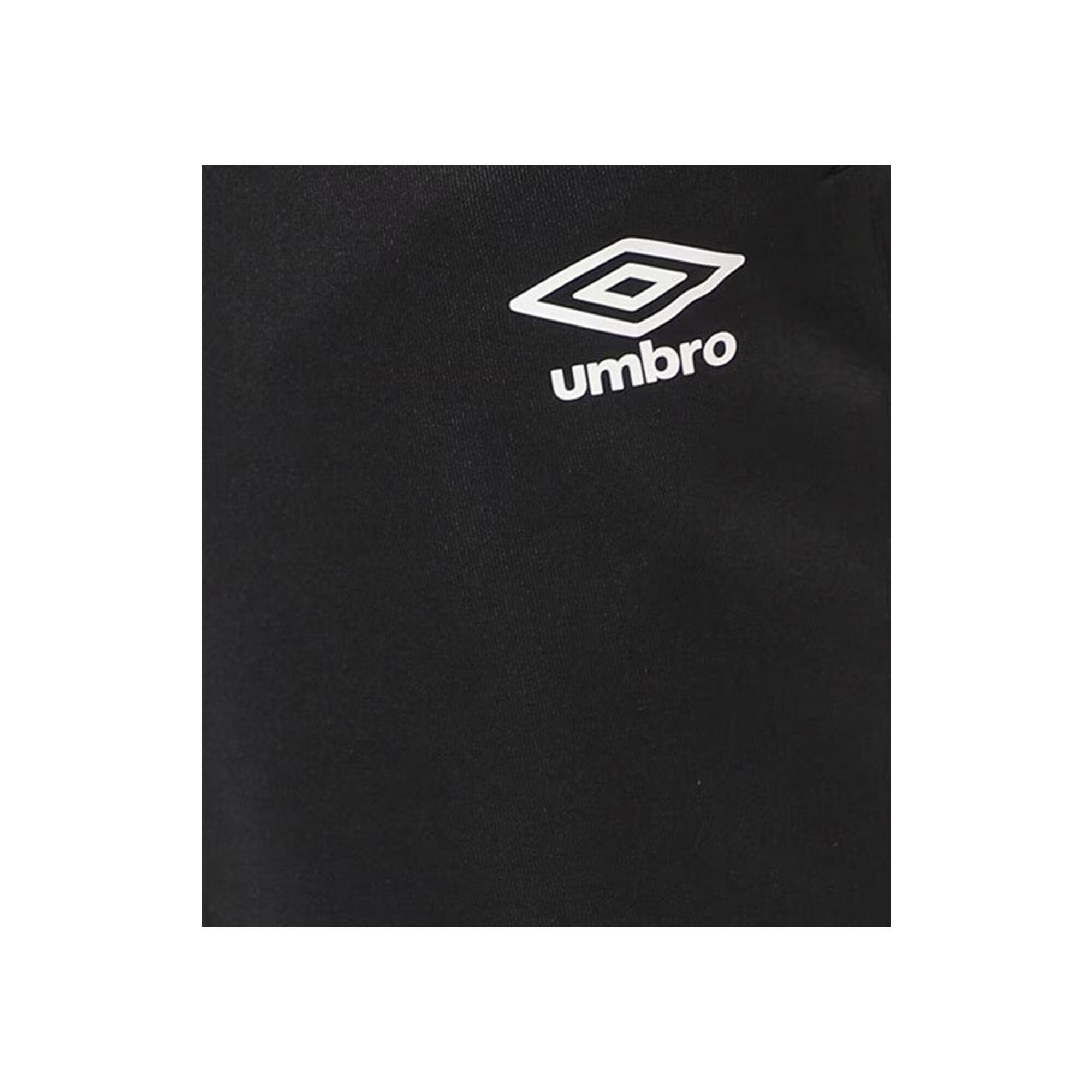 Mens Pro Fleece Jogging Bottoms (Black/White) 3/3