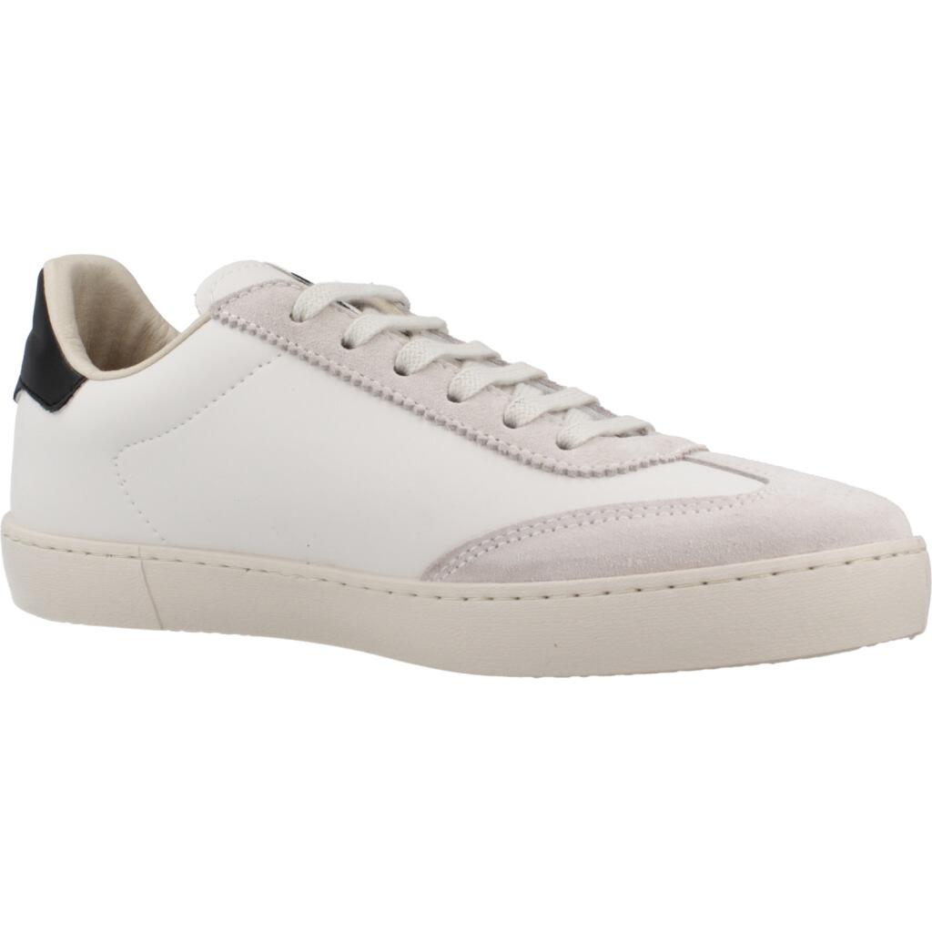 Berlin Faux Leather & Split Womens Sports Low Top Lace Up Trainers 5/6