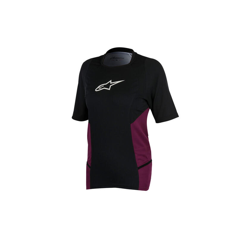 Maillot Manches Courtes Alpinestars Stella Drop 2 Noir Violet