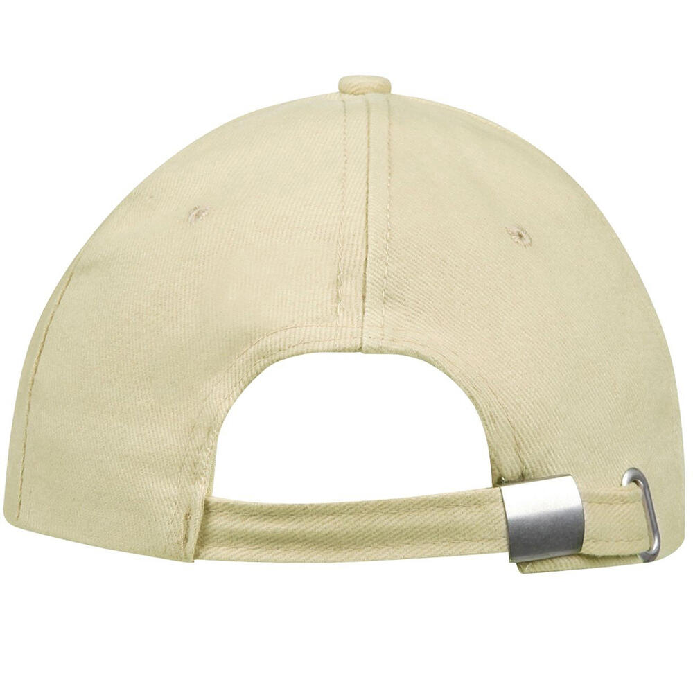 Unisex Buffalo 6 Panel Baseball Cap (Beige) 2/5
