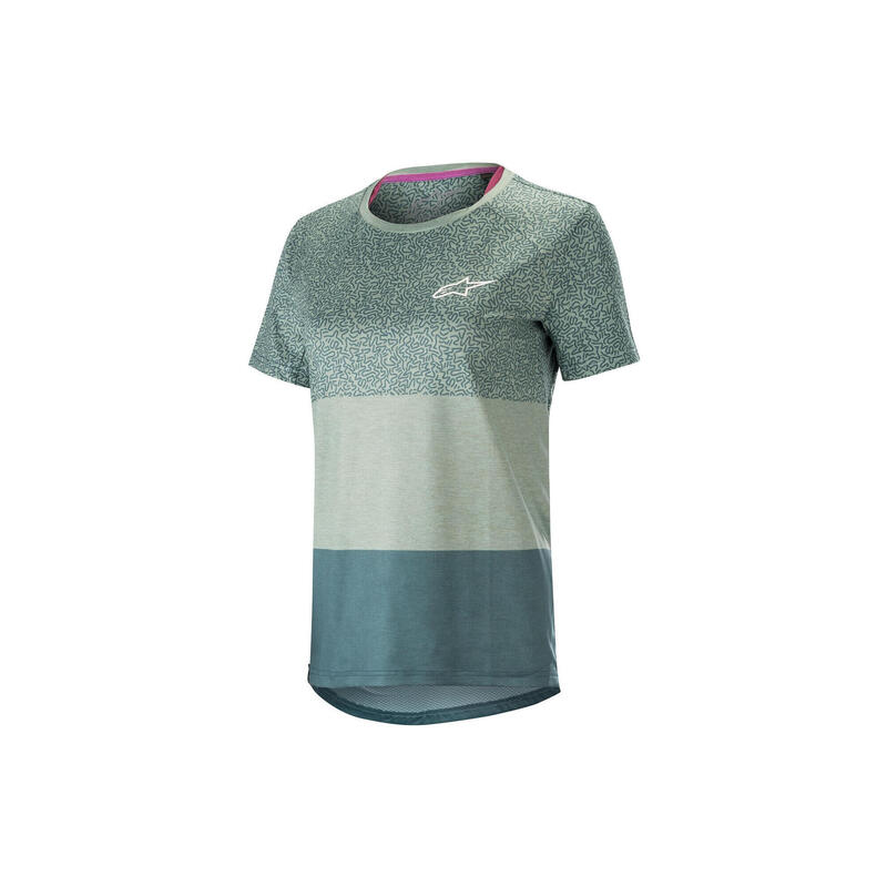 Alpinestars Stella Alps 8.0 Womens Short Sleeve Jersey Petrol Blue