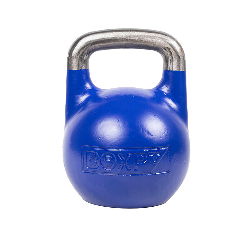 Boxpt Equipment - Kettlebell De Compétition Chrome - Hollow Core - Kettlebell - Bleu - 12 Kg - Decathlon