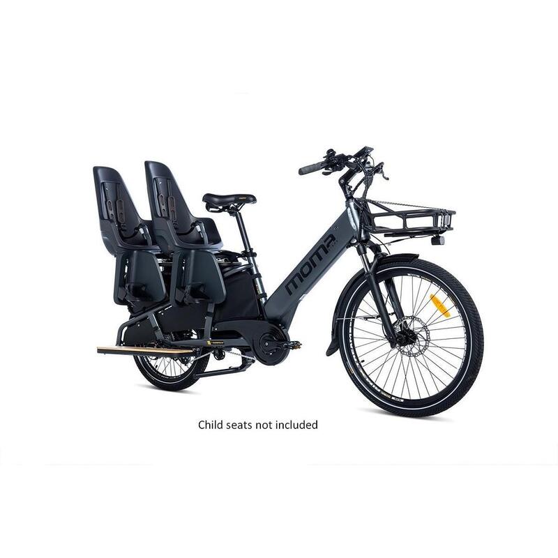 BICICLETA ELÉTRICA DE CARGA TRASEIRA LONGTAIL, SHIMANO 7v, Autonomia até 90km