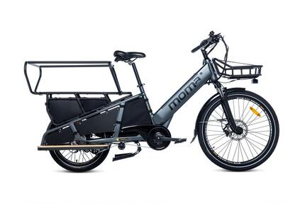 E-Lastenfahrrad Cargobike, Longtail, SHIMANO 7v, Autonomie bis 90km