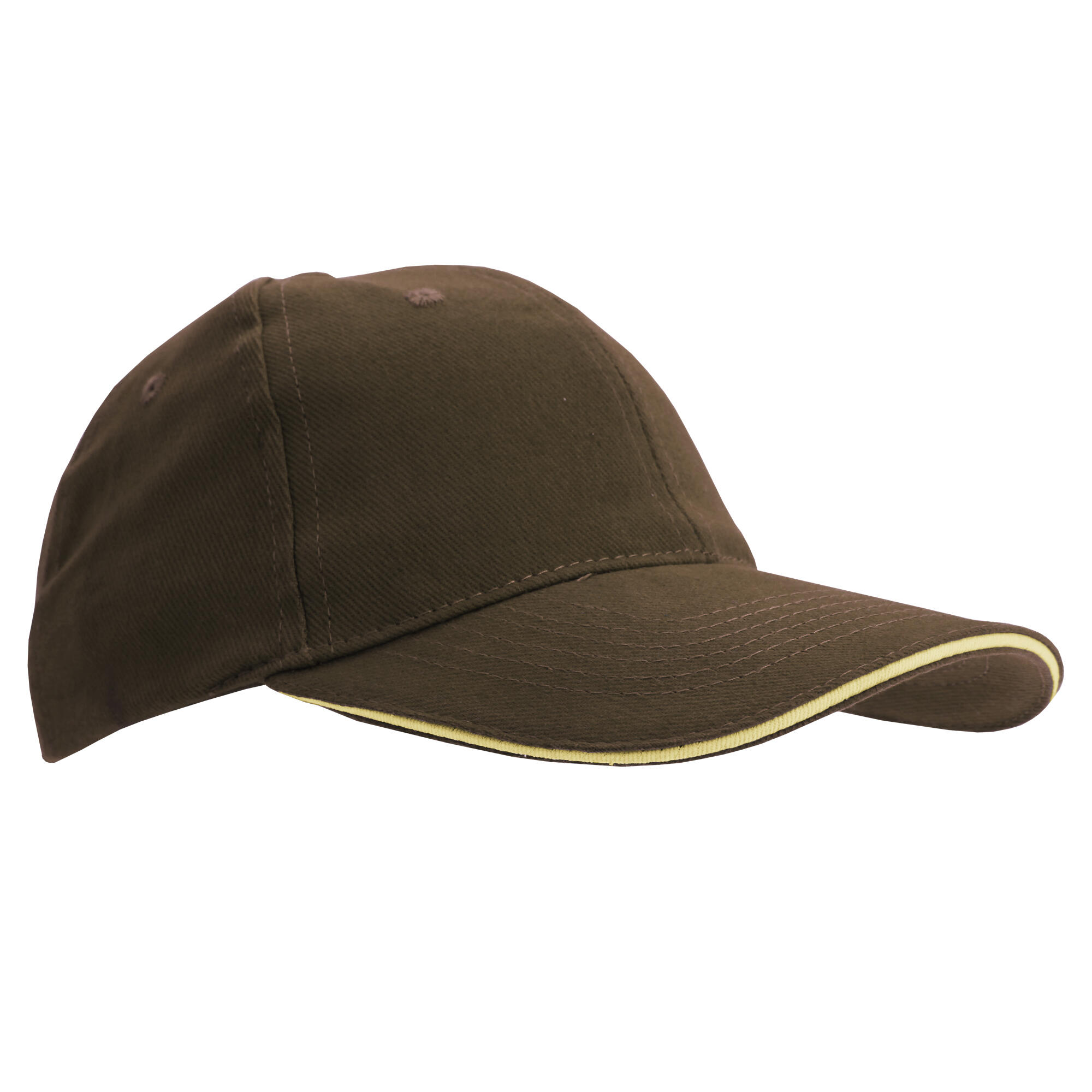 SOL'S Unisex Buffalo 6 Panel Baseball Cap (Chocolate/Beige)