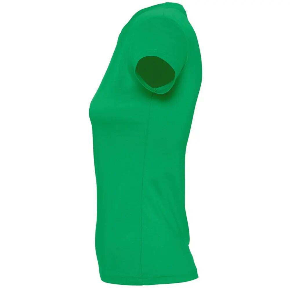 Imperial TShirt, Kurzarm, Rundhalsausschnitt Damen Grasgrün 3/4