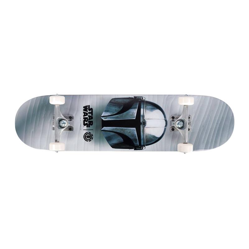 Skateboard complet skateboard adulți Mandalorian, Gri