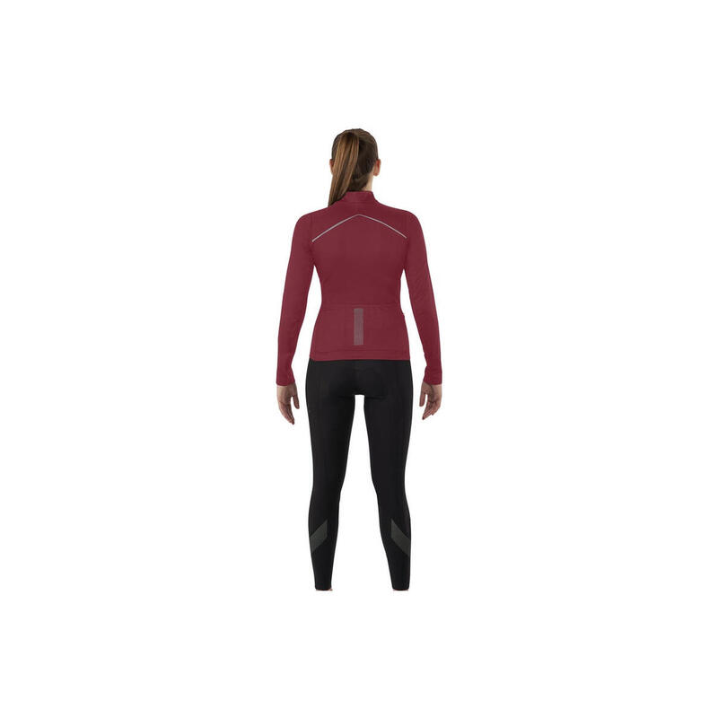 Mavic Sequence Thermo Women's Lange Mouwen Jersey Bordeau