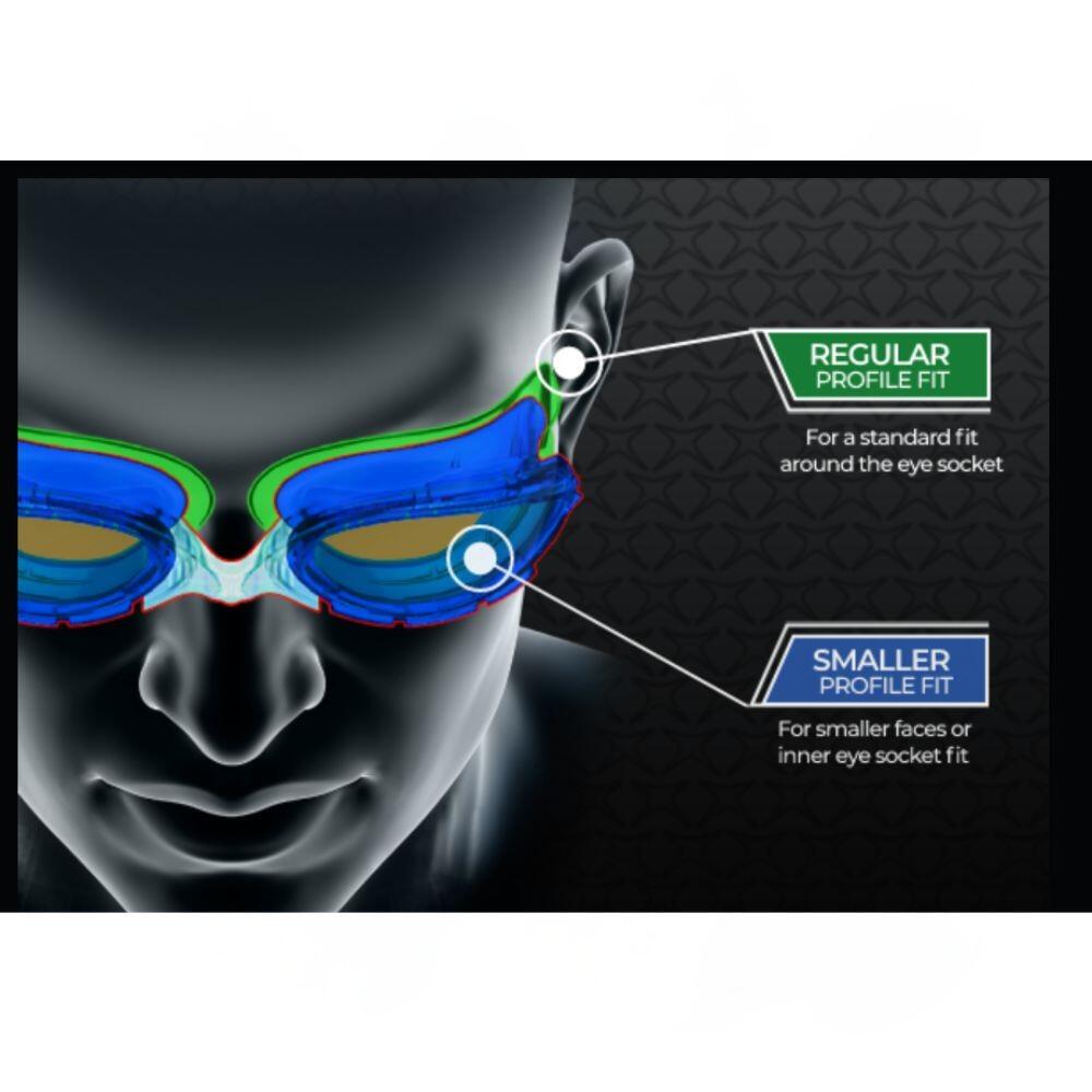 Gafas de natacion Predator regular rosa blanco ZOGGS 3/3